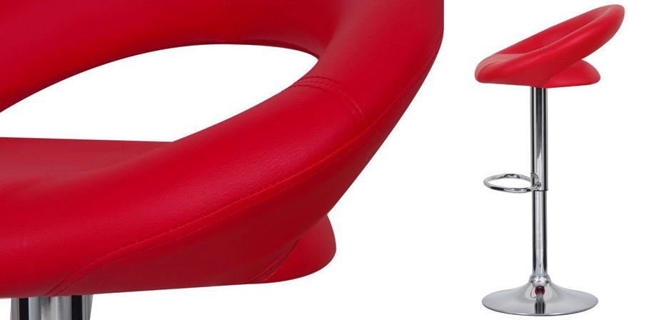 Барный стул Ring Dark Red Барный стул Ring Dark Red - Loft-Concept в Перми