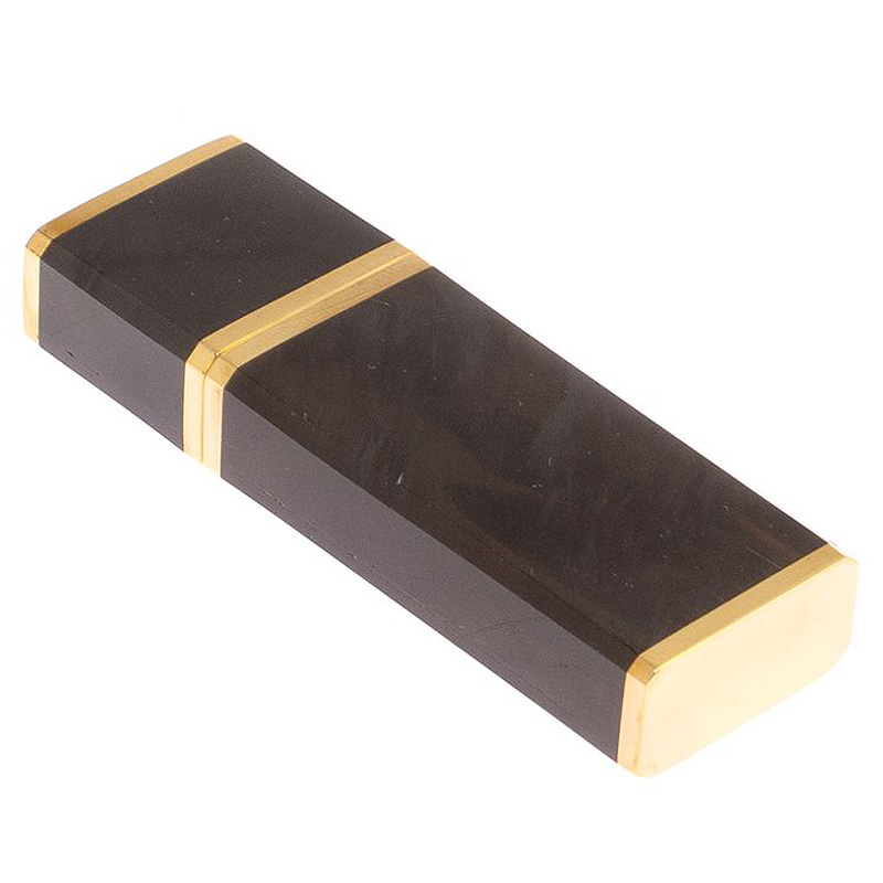 Флешка на 32 гб из натурального камня Обсидиан Черный Stone Flash Drive Коричневый Золотой Флешка на 32 гб из натурального камня Обсидиан Черный Stone Flash Drive Коричневый Золотой в Перми | Loft Concept