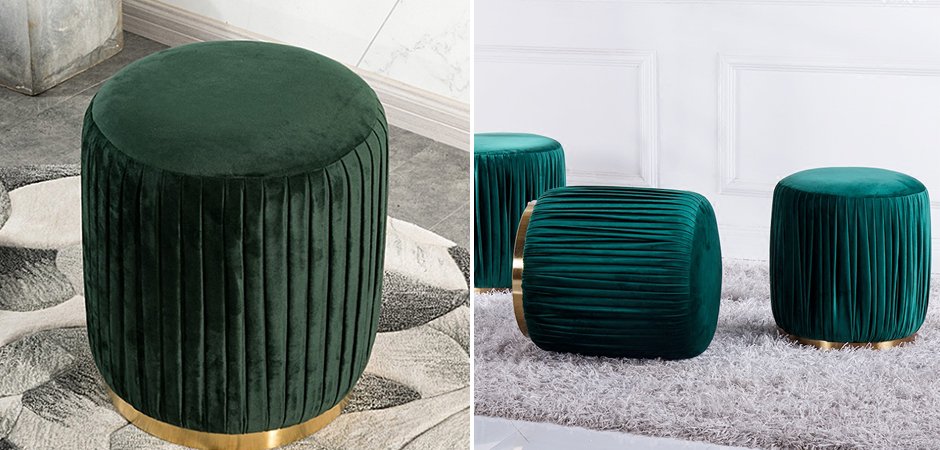 Пуф Emerald Corrugation Пуф Emerald Corrugation - Loft-Concept в Перми