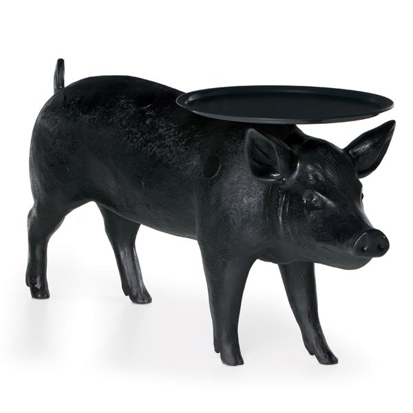 Кофейный стол Moooi Pig Table Черный матовый в Перми | Loft Concept 