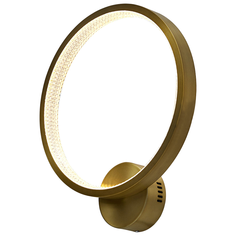 Бра Ring Light Gold Sconce Золотой в Перми | Loft Concept 