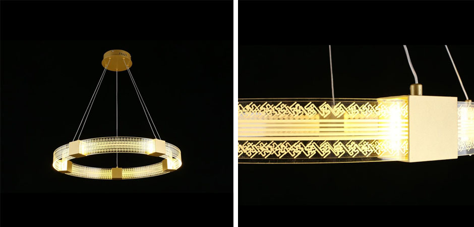 Подвесной Светильник Кольцо Ring Horizontal Ornament Meander 1 Подвесной Светильник Кольцо Ring Horizontal Ornament Meander 1 - Loft-Concept в Перми