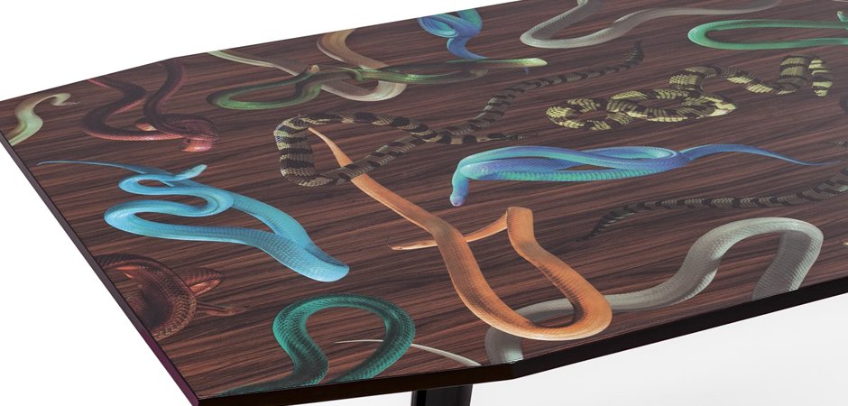Обеденный стол Seletti Table Snakes On Wood Обеденный стол Seletti Table Snakes On Wood - Loft-Concept в Перми