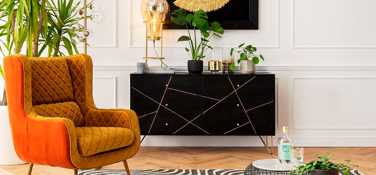 Комод деревянный Falling lines - фото №2