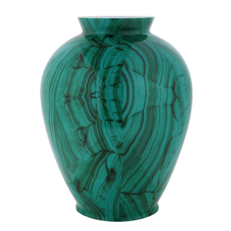 Ваза Malachite Vase barrel Малахит в Перми | Loft Concept 