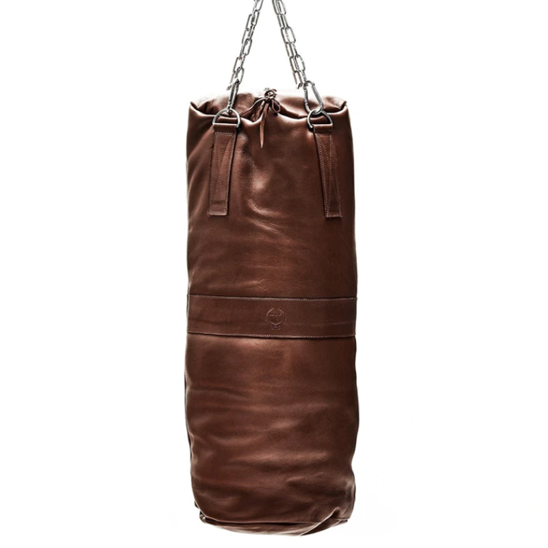 Боксерская груша RETRO HERITAGE BROWN LEATHER HEAVY PUNCHING BAG Коричневый винтаж в Перми | Loft Concept 