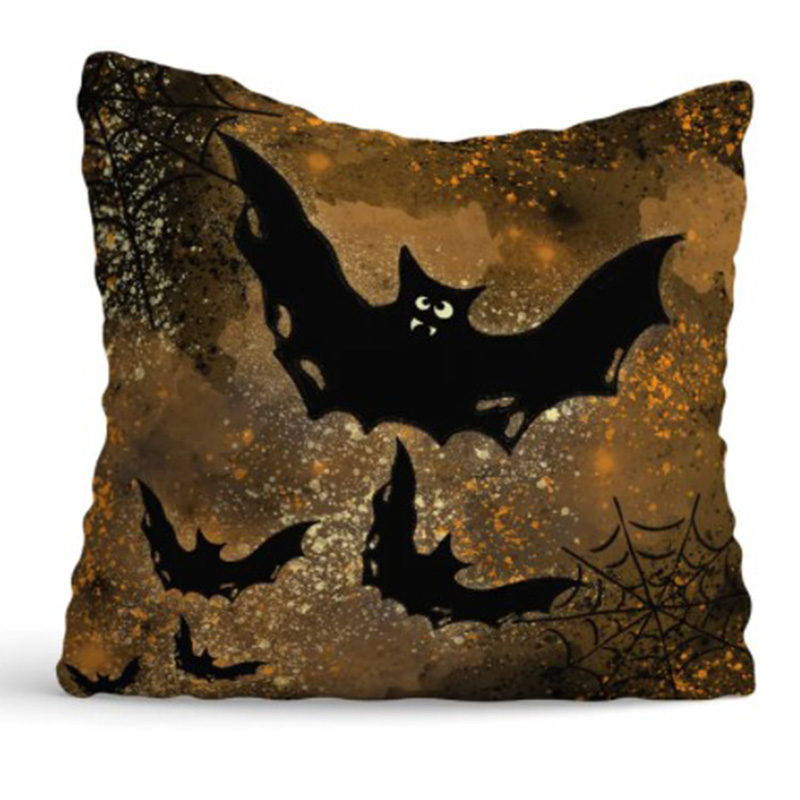 Подушка Halloween Bat Черный Серый в Перми | Loft Concept 