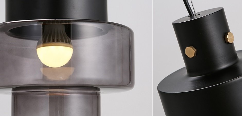 Подвесной светильник Luna Glass Pendant Dark Подвесной светильник Luna Glass Pendant Dark - Loft-Concept в Перми
