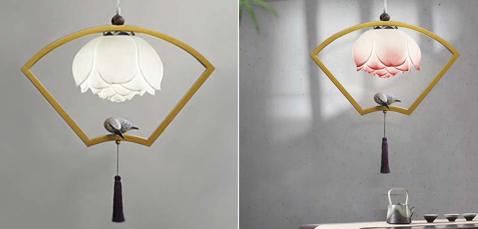 Подвесной светильник Bird with Tassel Fan Подвесной светильник Bird with Tassel Fan - Loft-Concept в Перми
