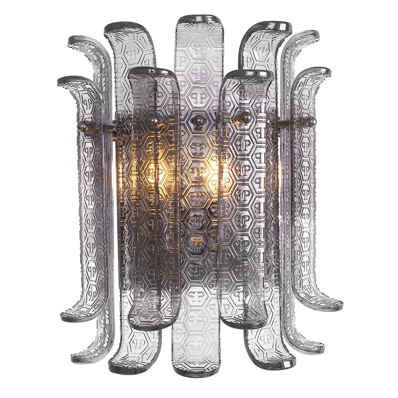 Бра Philipp Plein Wall Lamp Rodeo Drive Серый в Перми | Loft Concept 