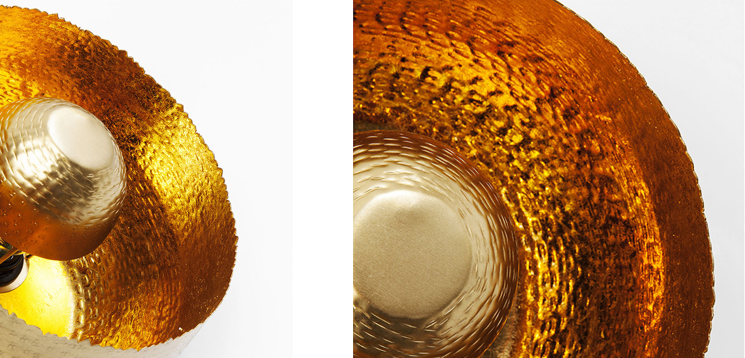 Настольная лампа Round Brass Table Lamp - фото