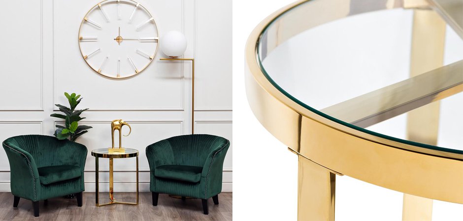 Приставной стол Neoclassic Tee Gold Приставной стол Neoclassic Tee Gold - Loft-Concept в Перми