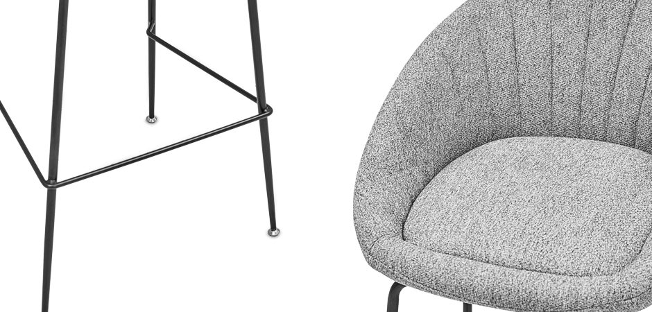 Барный стул Alberto Bar Stool Gray Барный стул Alberto Bar Stool Gray - Loft-Concept в Перми