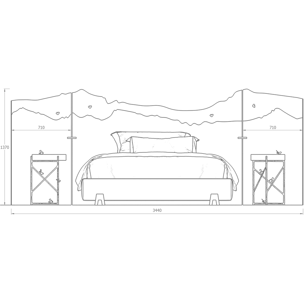 Кровать Okinawa в Перми