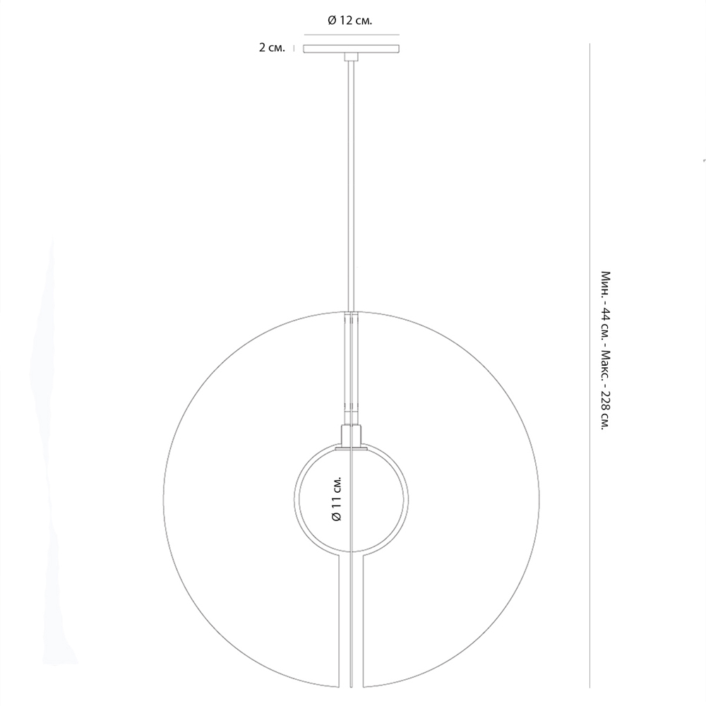 Подвесной светильник в форме золотых дисков Minimalist Lighting Fixture Подвесной светильник в форме золотых дисков Minimalist Lighting Fixture в Перми