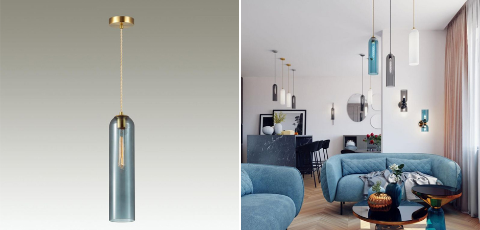 Подвесной Светильник Articolo Синий Подвесной Светильник Articolo Синий - Loft-Concept в Перми