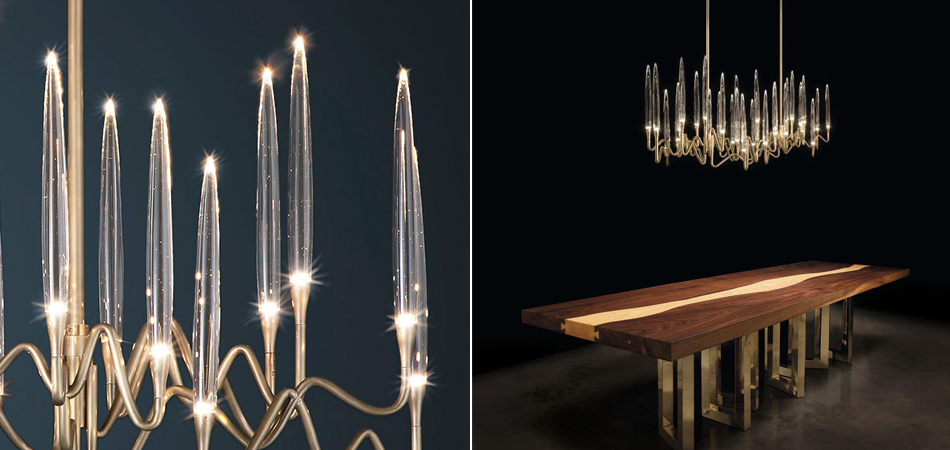 Люстра Chandelier Brass and Crystals Люстра Chandelier Brass and Crystals - Loft-Concept в Перми