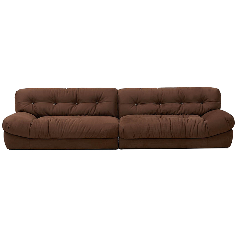 Диван коричневый Harlan Sofa Brown Коричневый в Перми | Loft Concept 