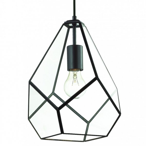 Подвесной светильник Geometry Glass Light Pendant Transparent Прозрачный в Перми | Loft Concept 