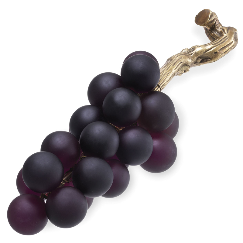 Аксессуар Eichholtz Object french grapes Purple Пурпурно-фиолетовый Винтажная латунь в Перми | Loft Concept 