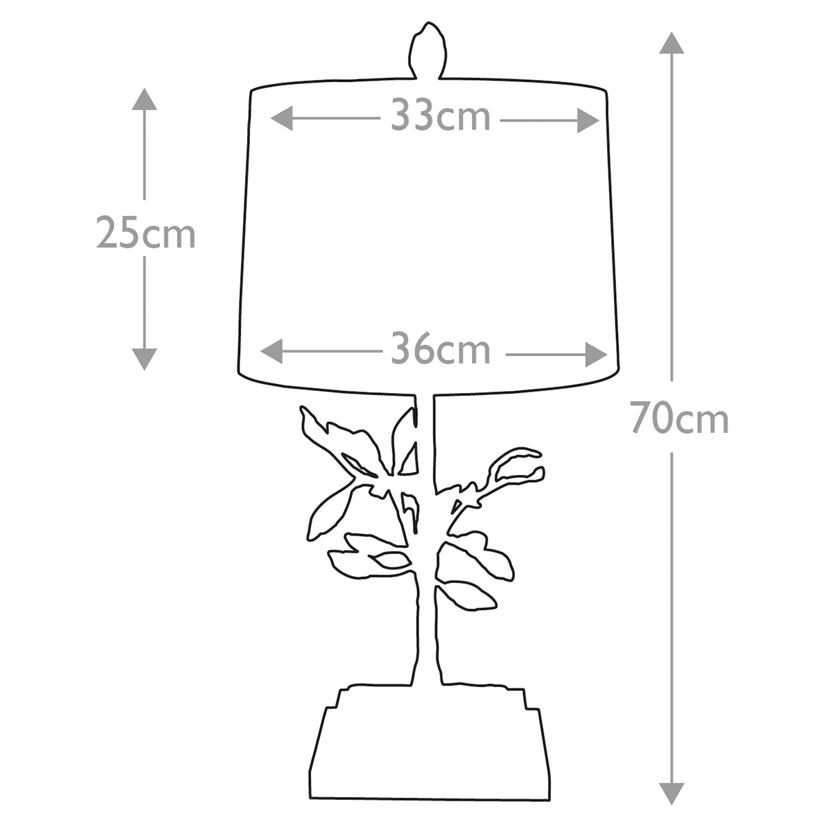 Настольная лампа с кремовым льняным цилиндрическим абажуром и ножкой в форме золотистой ветки Gilded Nola в Перми