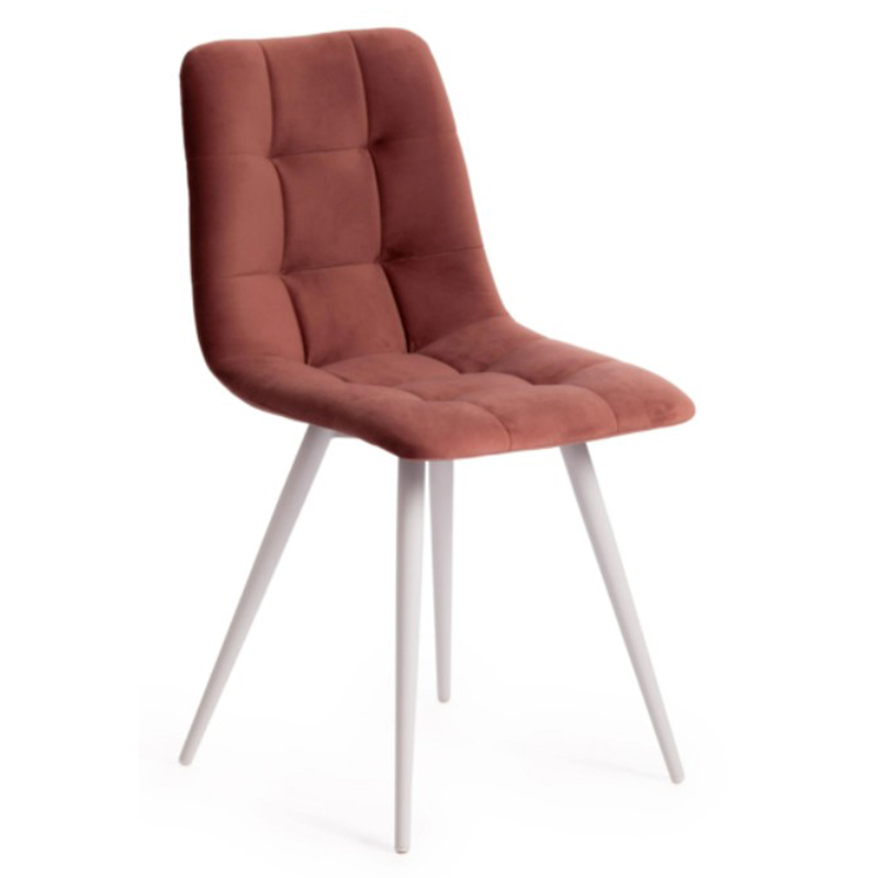 Стул Nancy Coral Chair Коралловый Белый в Перми | Loft Concept 