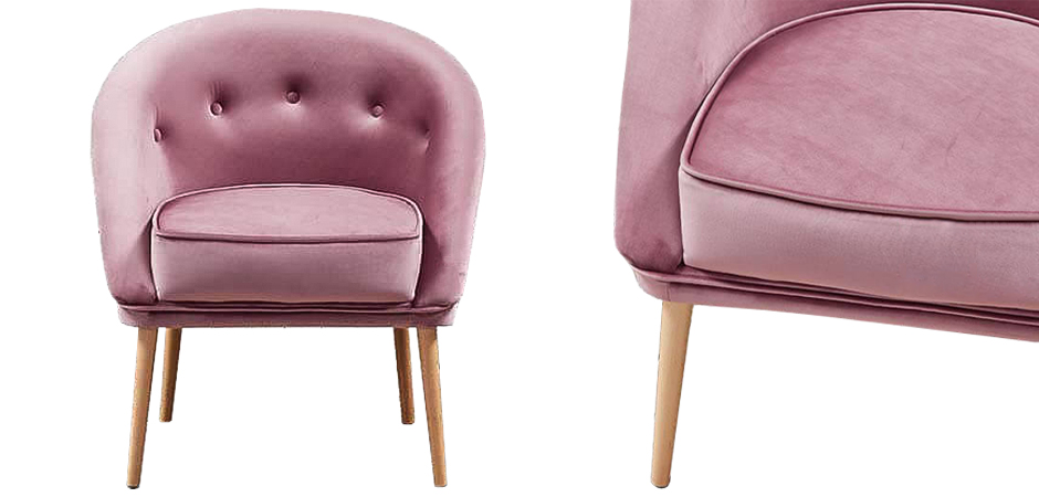 Кресло Gwyn Chair pink Кресло Gwyn Chair pink - Loft-Concept в Перми
