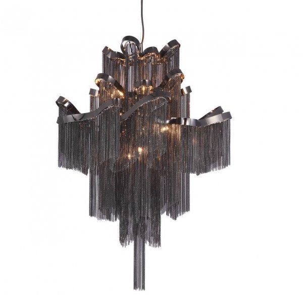 Люстра Ava Chain Atlantis Chandelier Black Черный в Перми | Loft Concept 