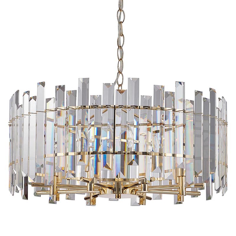 Люстра Langley Chandelier gold 60 Золотой Прозрачный в Перми | Loft Concept 