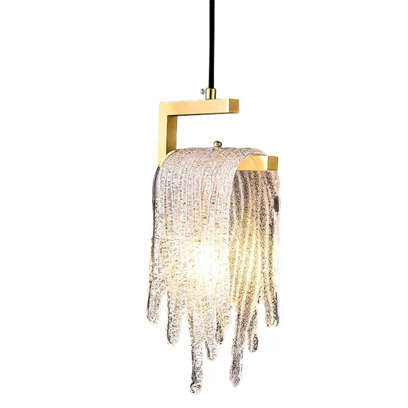 Подвесной светильник Fused Glass Hanging lamp Золотой в Перми | Loft Concept 