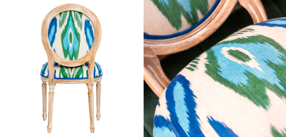 Мягкий стул с узором Ikat Pattern Мягкий стул с узором Ikat Pattern - Loft-Concept в Перми
