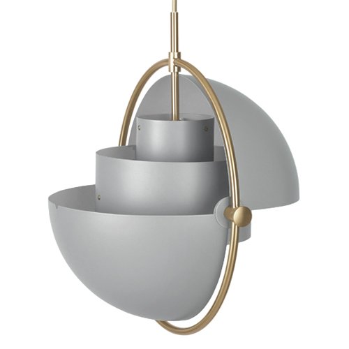 Люстра Louis Weisdorff Multi-lite Pendant Gray Латунь Серый в Перми | Loft Concept 