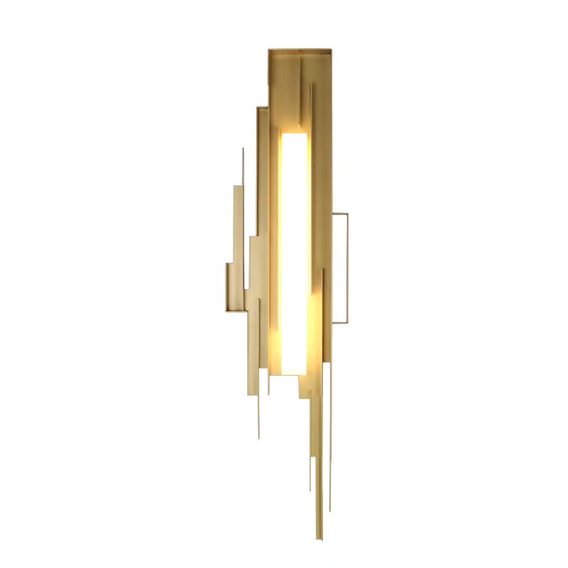 Бра Flowing Metal Sconce Золотой в Перми | Loft Concept 