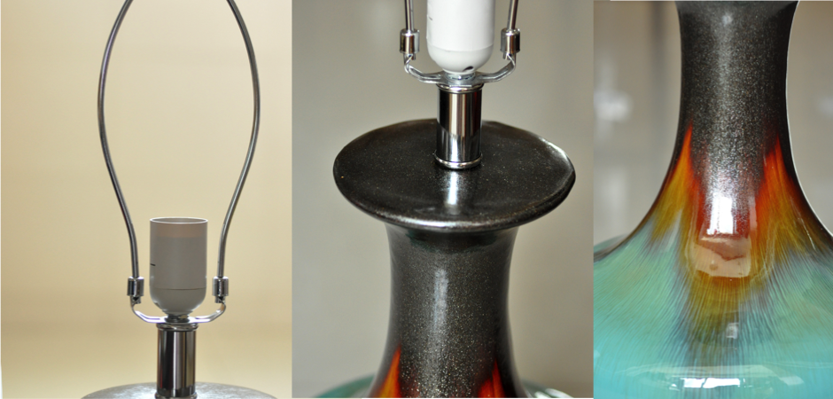 Настольная лампа Средиземноморская глазурь - фото №2