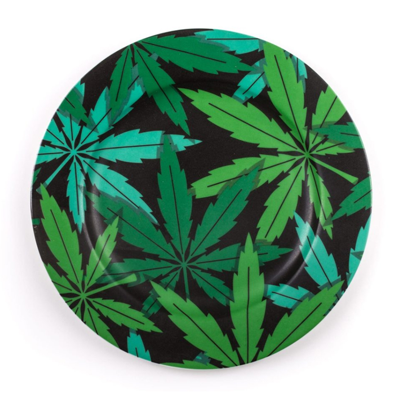 Тарелка Seletti Porcelain Plate Weed Зеленый в Перми | Loft Concept 