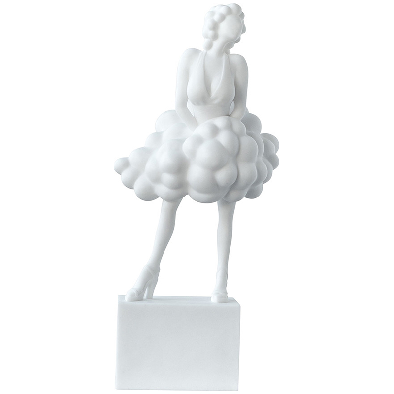 Декоративная статуэтка Marilyn Cloud Dress Statuette Белый Декоративная статуэтка Marilyn Cloud Dress Statuette Белый в Перми | Loft Concept