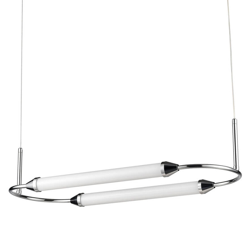 Подвесной светильник Giopato & Coombes CIRQUE Pendant Ellipse Horizontal Chrome Хром в Перми | Loft Concept 