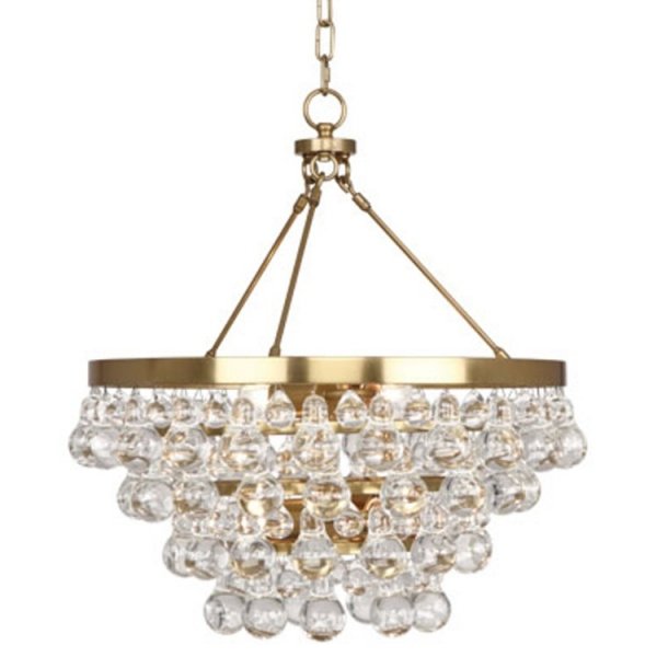 Люстра Robert Abbey Bling Chandelier Antique Brass Золотой в Перми | Loft Concept 