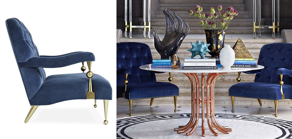 Кресло Jonathan Adler Caracas Chair Кресло Jonathan Adler Caracas Chair - Loft-Concept в Перми