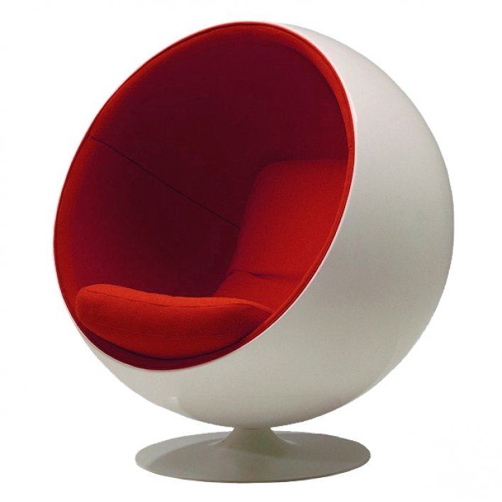 Кресло шар Ball Chair Белый Желтый Зеленый Красный Темно-синий Черный в Перми | Loft Concept 