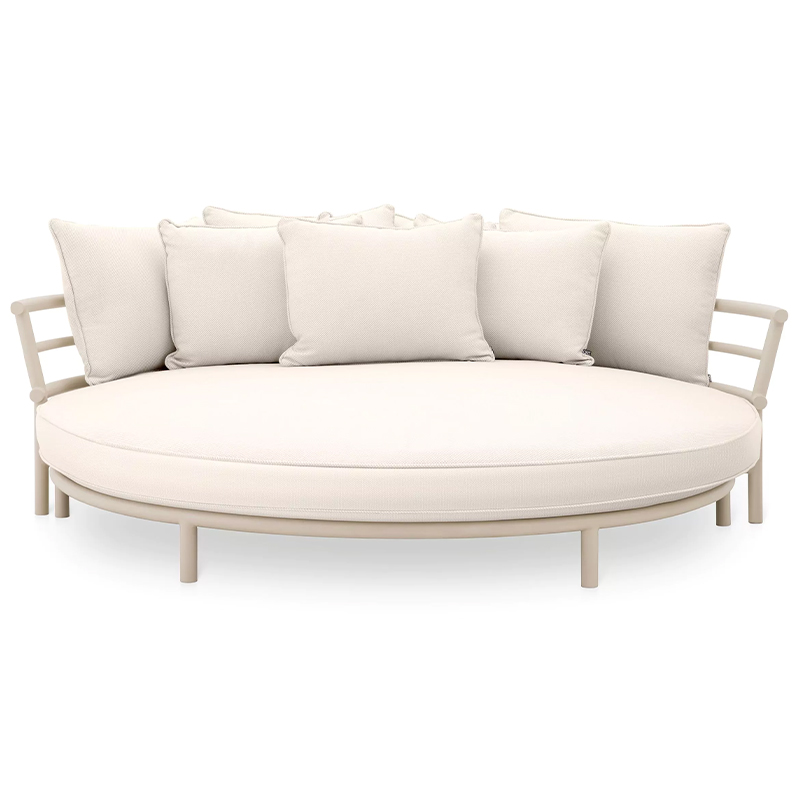 Диван Eichholtz Sofa Laguno Round Бежевый Молочный в Перми | Loft Concept 