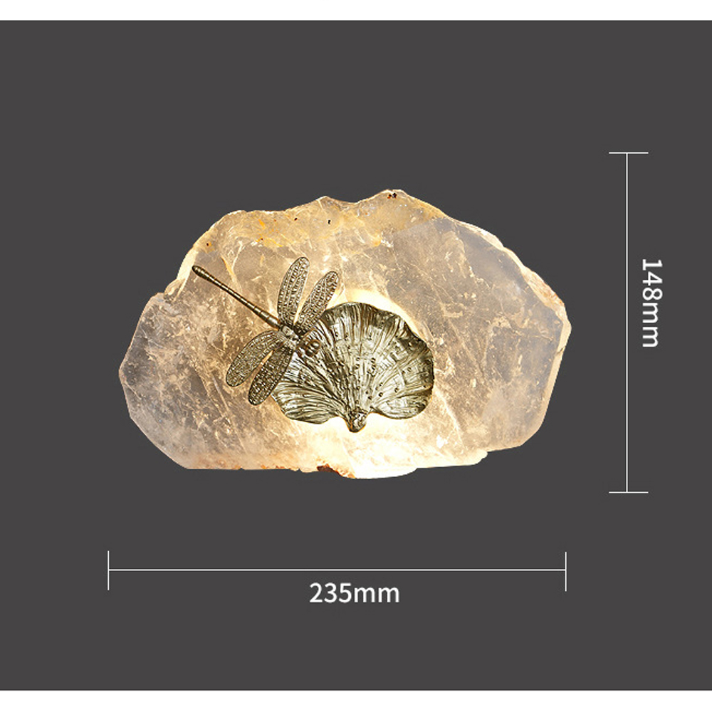 Бра Декоративный лист с стрекозой Glacial Fragment Бра Декоративный лист с стрекозой Glacial Fragment в Перми
