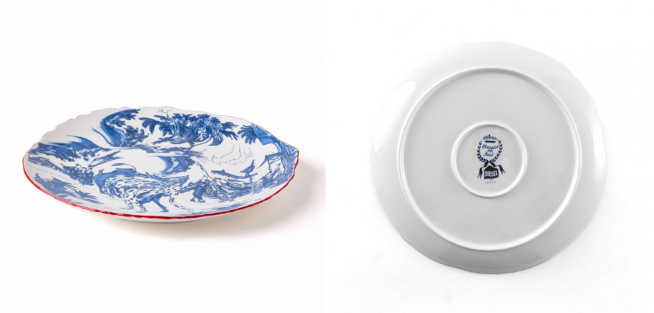 Тарелка Seletti Blue Chinoiserie Тарелка Seletti Blue Chinoiserie - Loft-Concept в Перми
