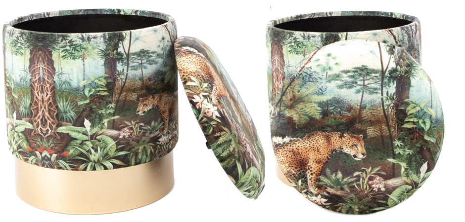 Пуф PUF Jungle Print lynx small Пуф PUF Jungle Print lynx small - Loft-Concept в Перми