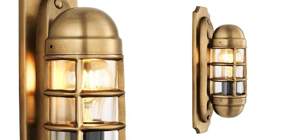 Бра Eichholtz Wall Lamp Le Caprice Brass - Loft-Concept в Перми
