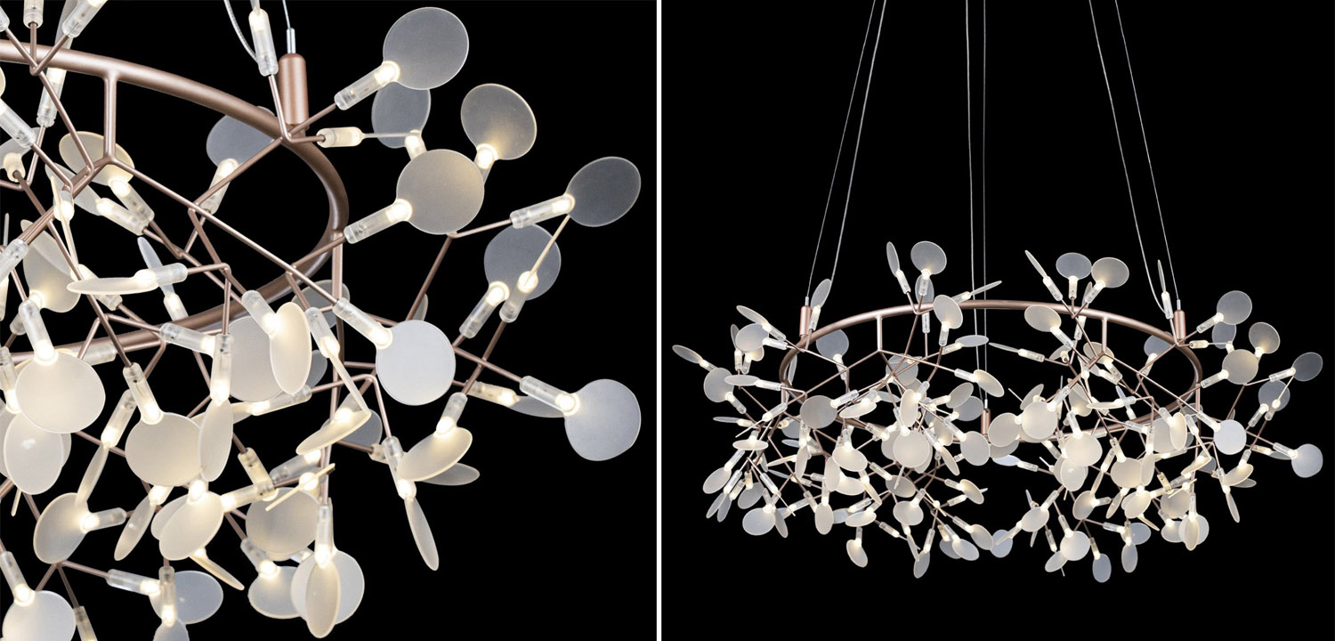 Люстра Heracleum rose gold 100 - фото