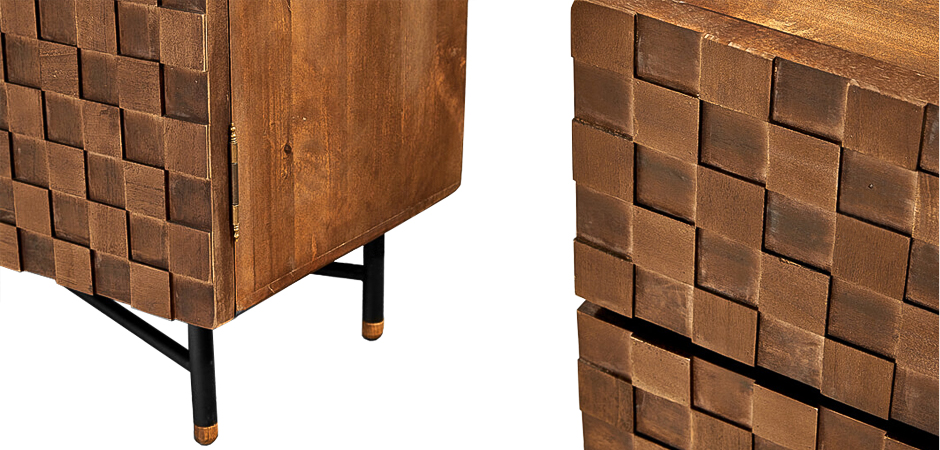Комод в стиле Лофт Cells Wood Commode Комод в стиле Лофт Cells Wood Commode - Loft-Concept в Перми