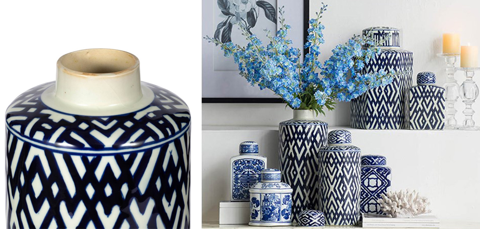 Ваза с крышкой Geometric Pattern Ваза с крышкой Geometric Pattern - Loft-Concept в Перми