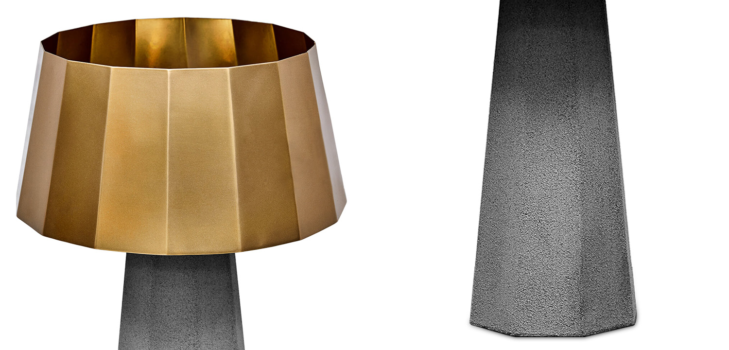 Настольная лампа Noe Concrete table lamp - фото
