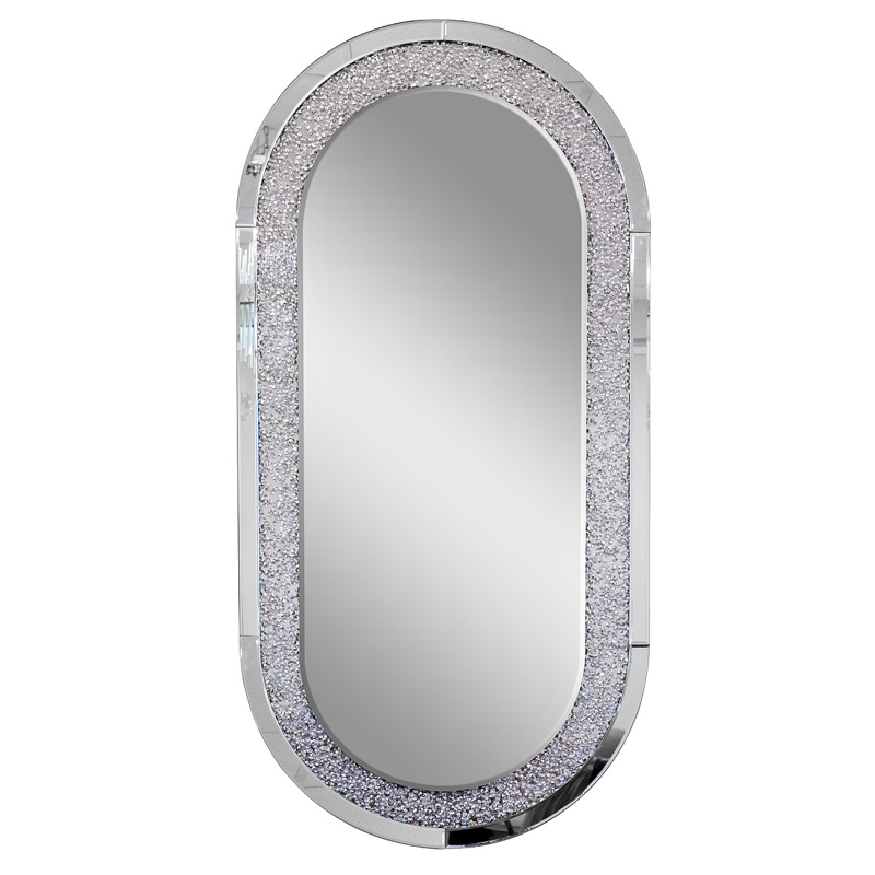 Зеркало Odila Crystals Oval Mirror  в Перми | Loft Concept 